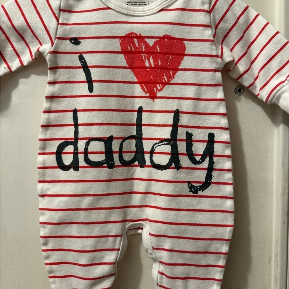 I Love Daddy Romper